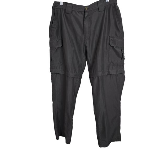 UTEX Canada Mens Brown Cargo Pockets Ripstop Lightweight Pants Gorpcore XL - Picture 1 of 16